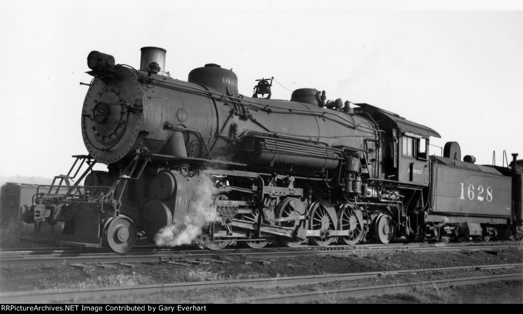 ATSF 2-10-2 #1628 - Atchison, Topeka & Santa Fe